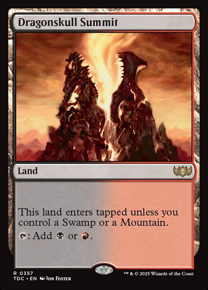 MTG Card Title: Dragonskull Summit TDC/357