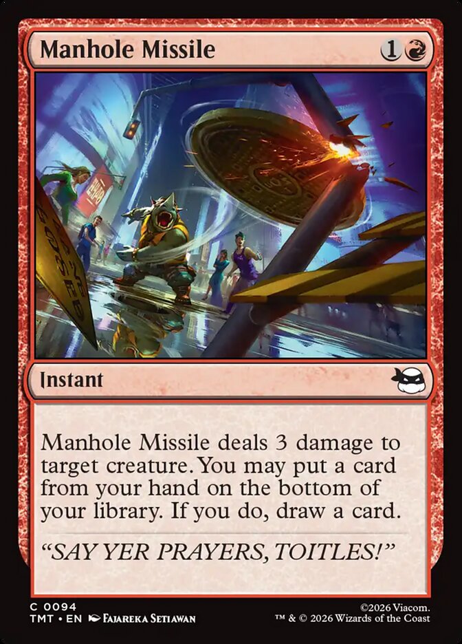MTG Card Title: Manhole Missile TMT/94