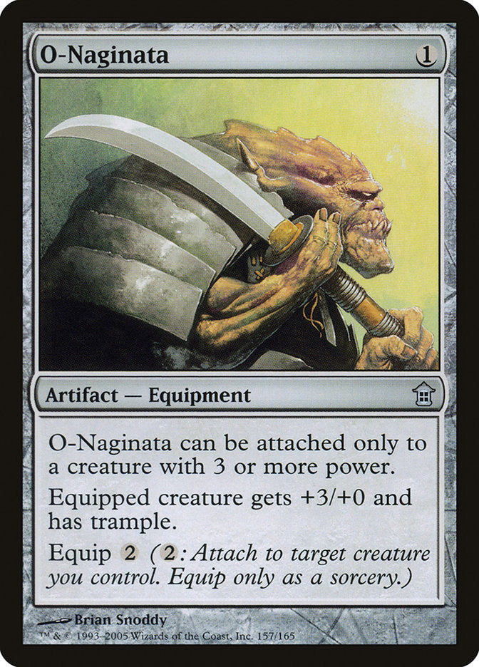 MTG Card Title: O-Naginata SOK/157