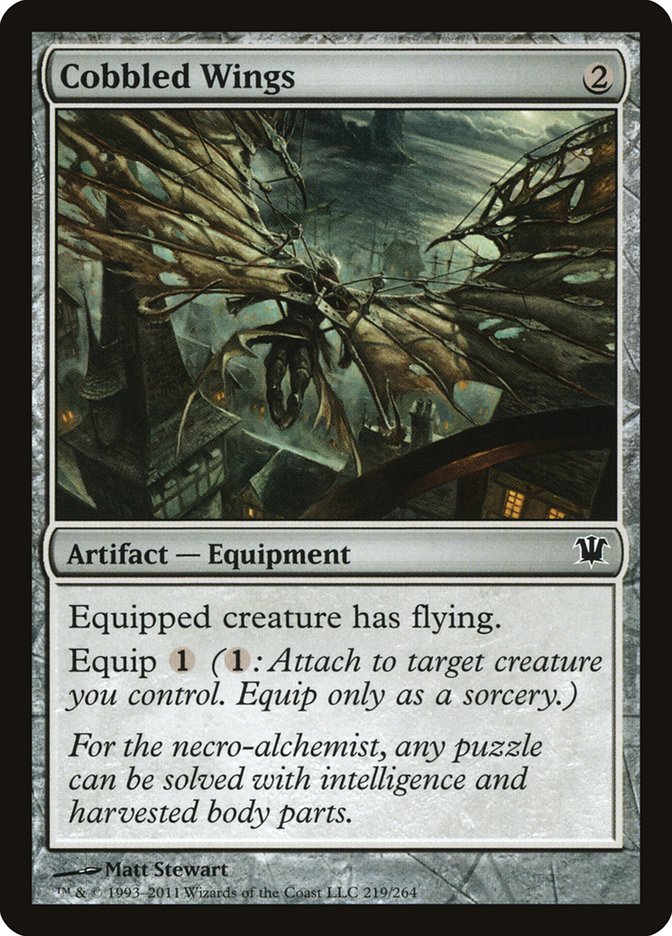 MTG Card Title: Cobbled Wings ISD/219