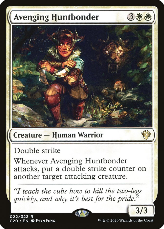 MTG Card Title: Avenging Huntbonder C20/22