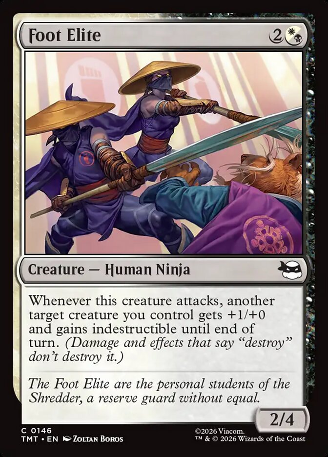MTG Card Title: Foot Elite TMT/146
