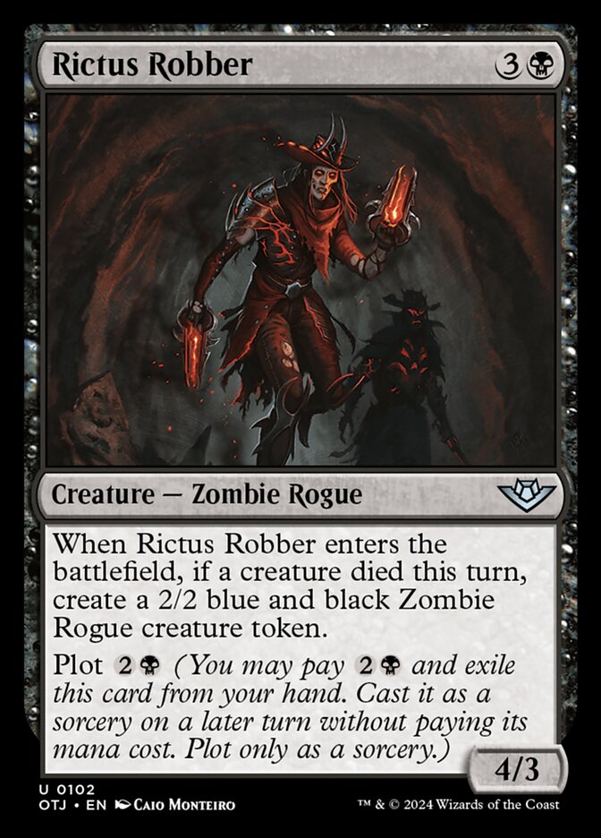 MTG Card Title: Rictus Robber OTJ/102