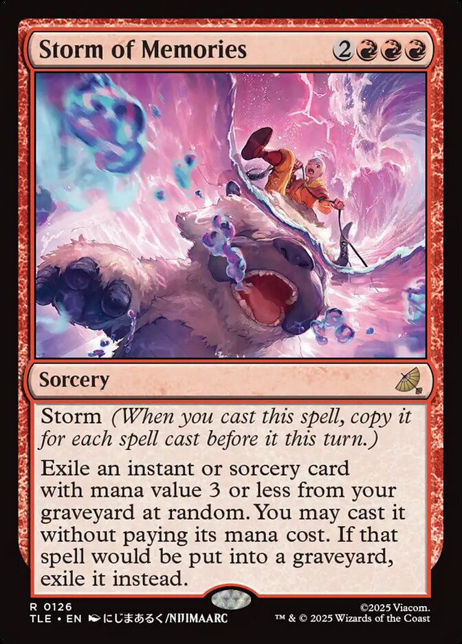 MTG Card Title: Storm of Memories TLE/126