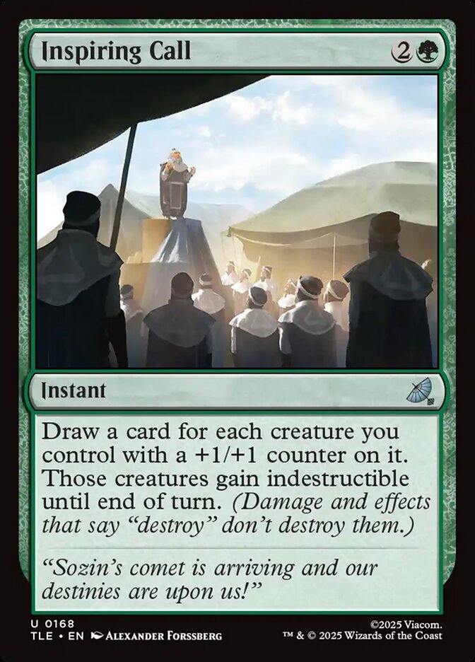 MTG Card Title: Inspiring Call TLE/168