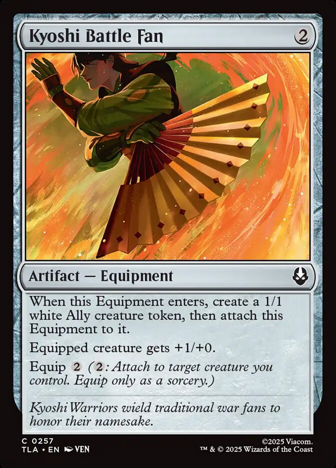 MTG Card Title: Kyoshi Battle Fan TLA/257