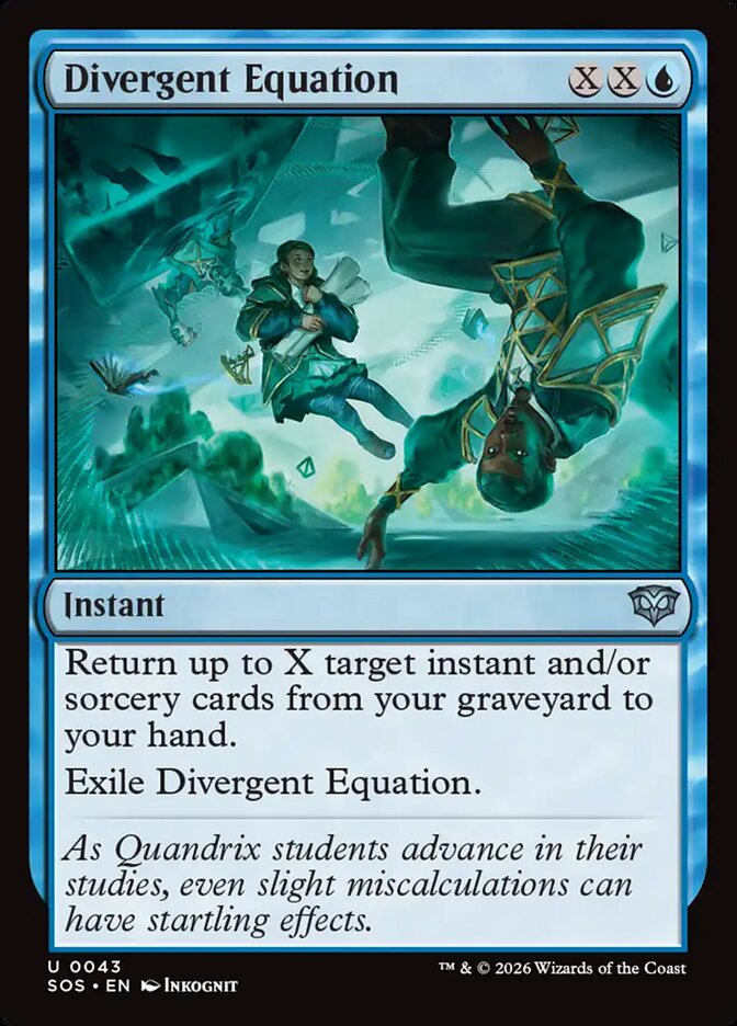 MTG Card Title: Divergent Equation SOS/43