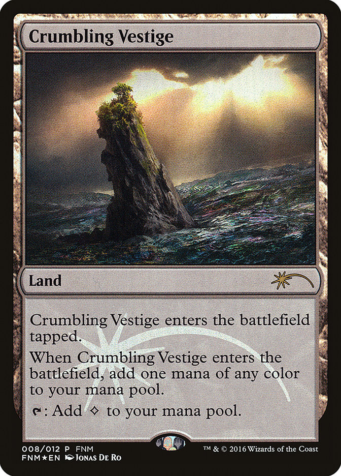 MTG Card Title: Crumbling Vestige F16/8