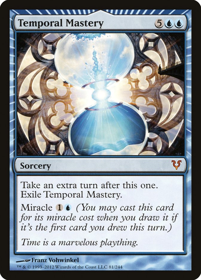 MTG Card Title: Temporal Mastery AVR/81