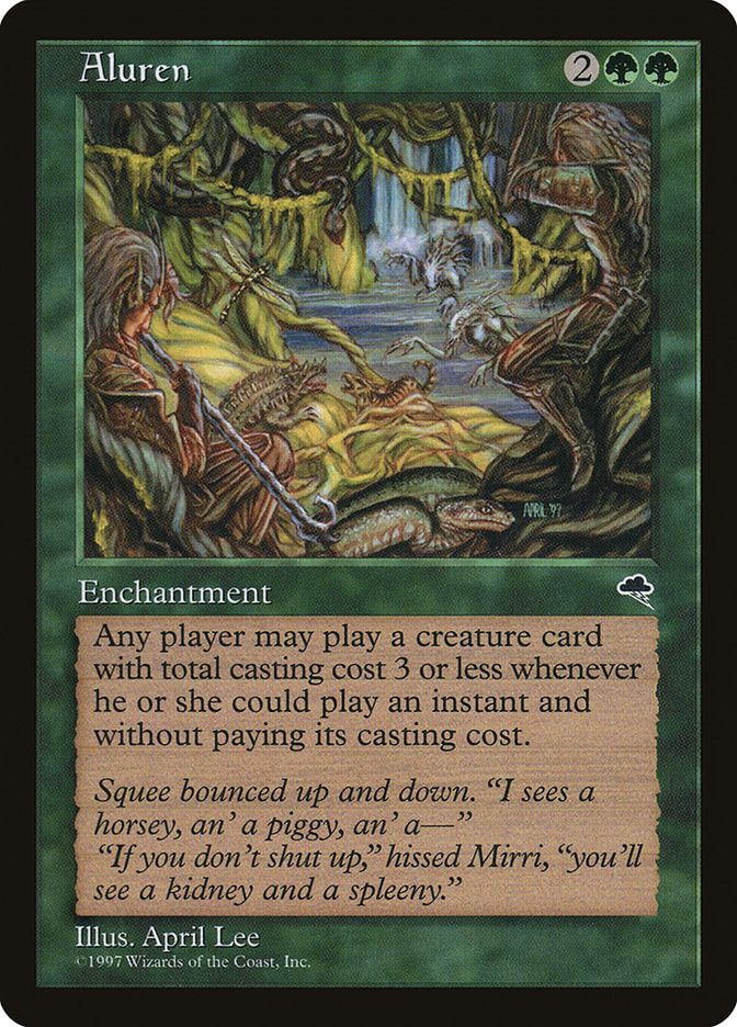 MTG Card Title: Aluren TMP/213