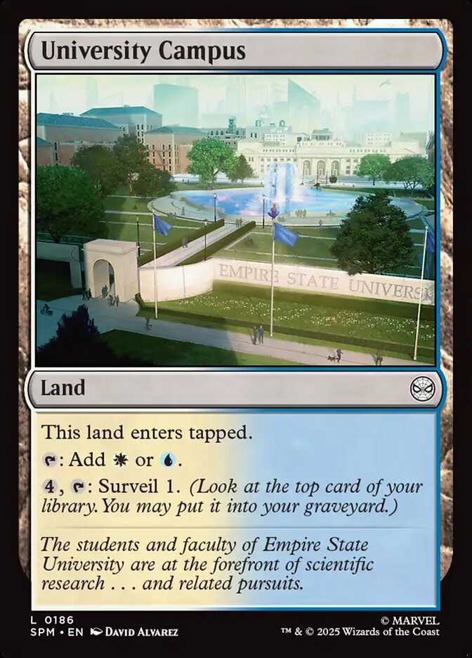 MTG Card Title: University Campus SPM/186
