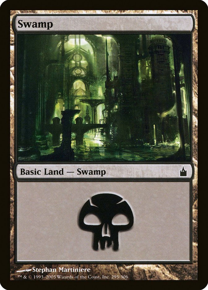 MTG Card Title: Swamp RAV/295