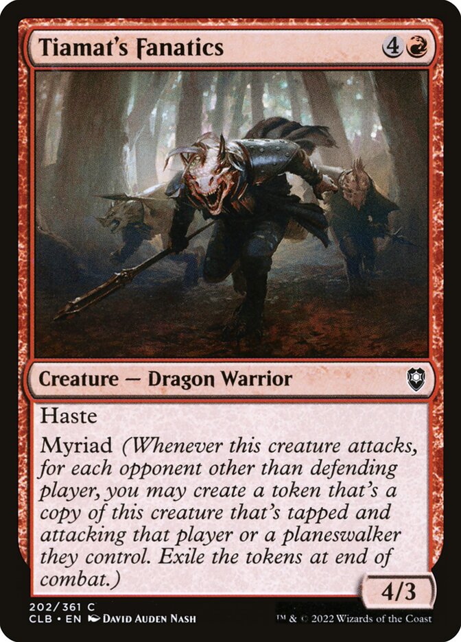MTG Card Title: Tiamat's Fanatics CLB/202