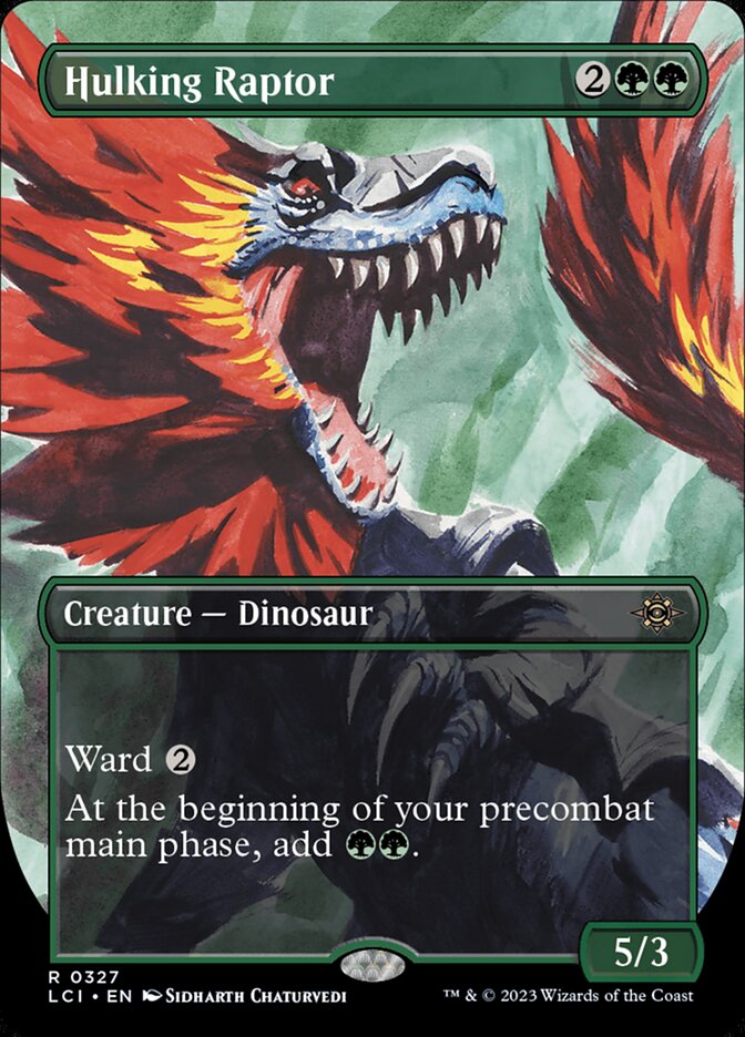 MTG Card Title: Hulking Raptor LCI/327