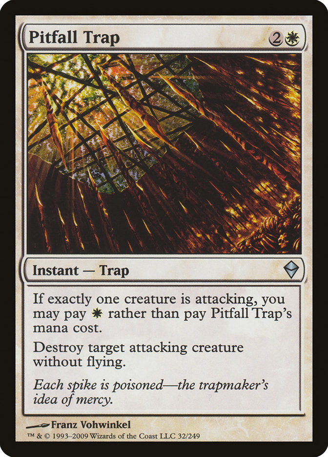 MTG Card Title: Pitfall Trap ZEN/32