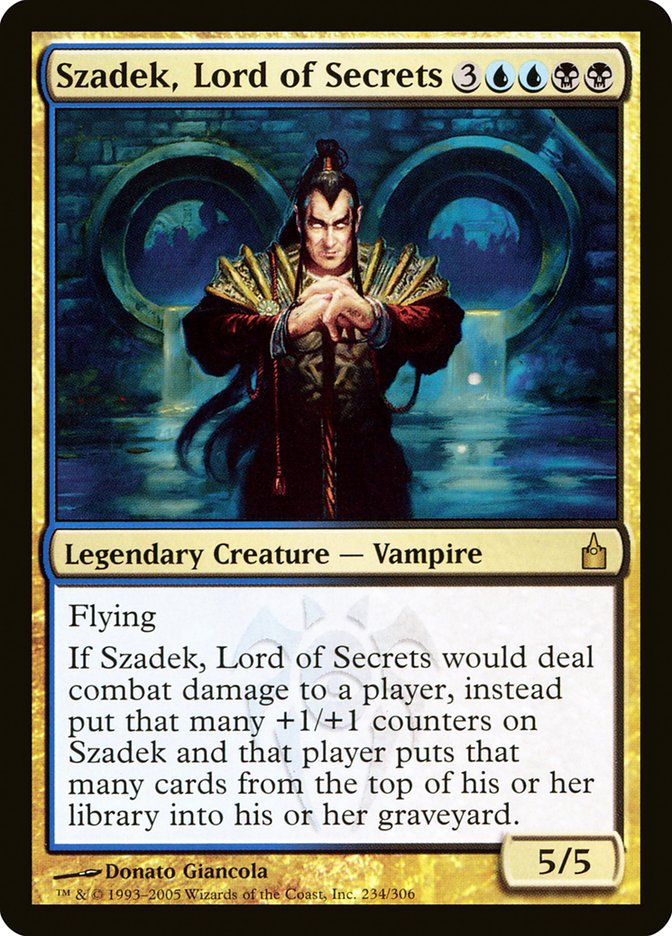 MTG Card Title: Szadek, Lord of Secrets RAV/234