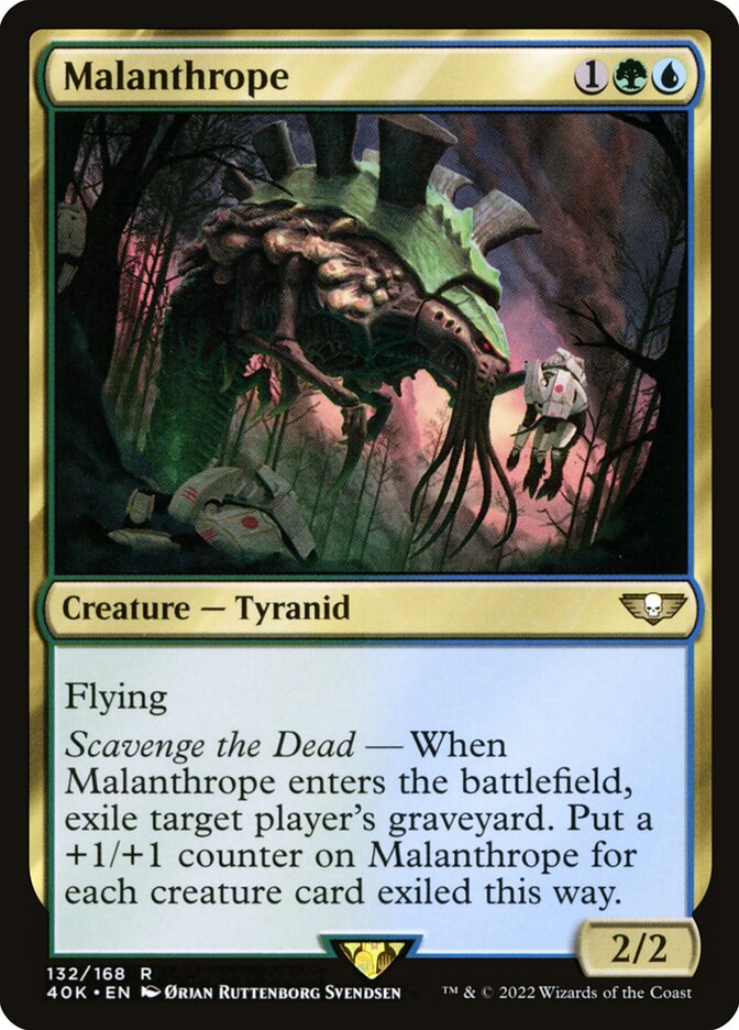 MTG Card Title: Malanthrope 40K/132