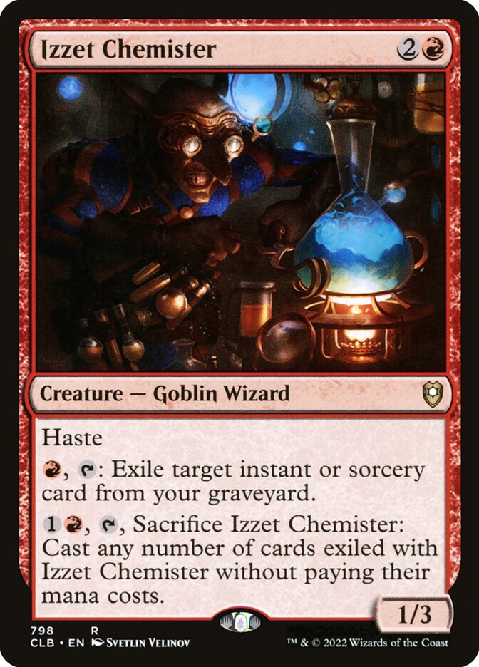 MTG Card Title: Izzet Chemister CLB/798