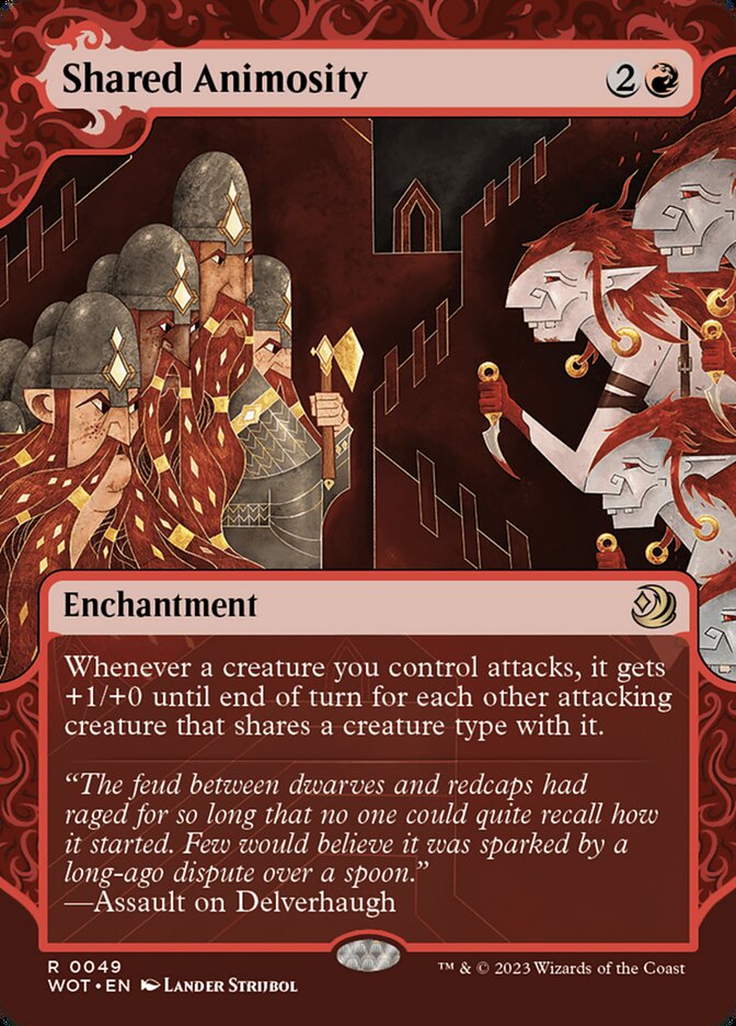 MTG Card Title: Shared Animosity WOT/49