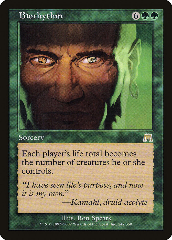 MTG Card Title: Biorhythm ONS/247