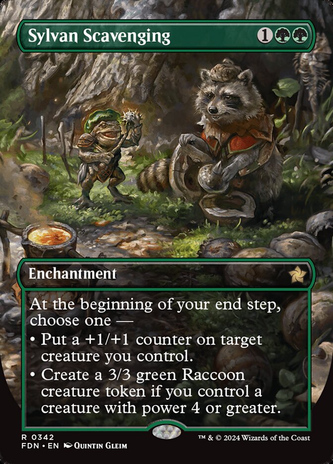 MTG Card Title: Sylvan Scavenging FDN/342