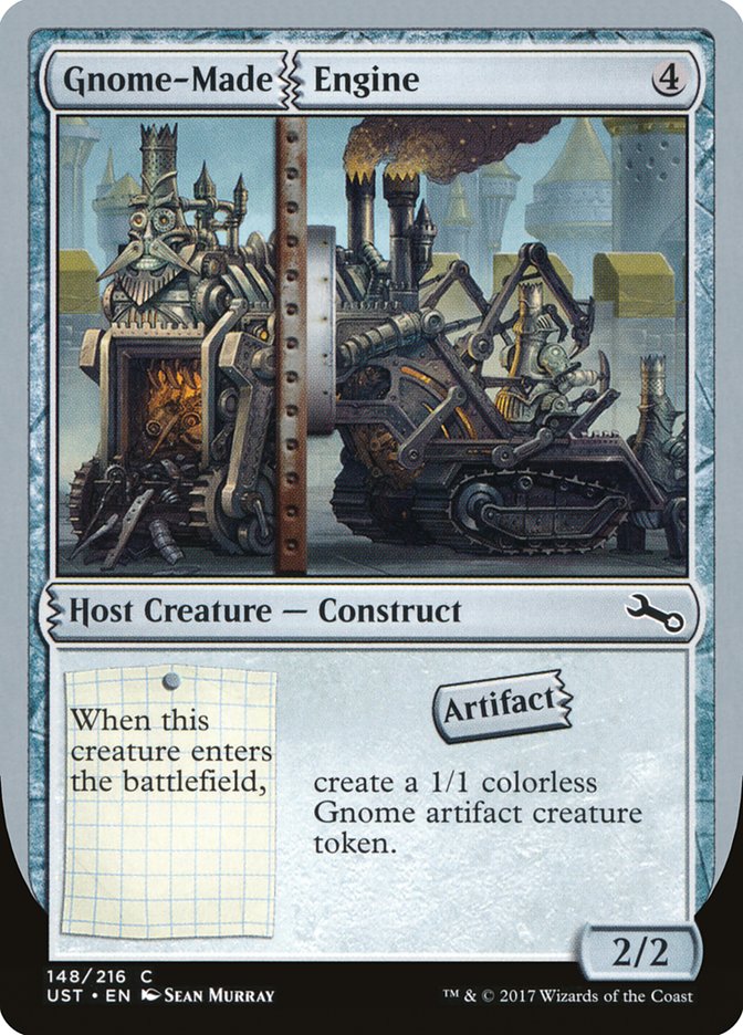 MTG Card Title: Gnome-Made Engine UST/148