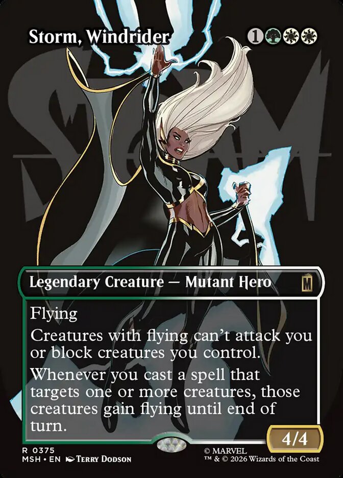 MTG Card Title: Storm, Windrider MSH/375