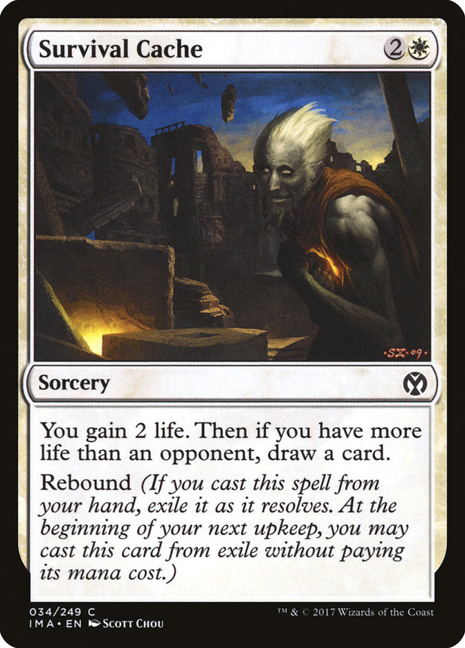 MTG Card Title: Survival Cache IMA/34