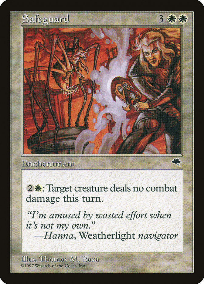 MTG Card Title: Safeguard TMP/39
