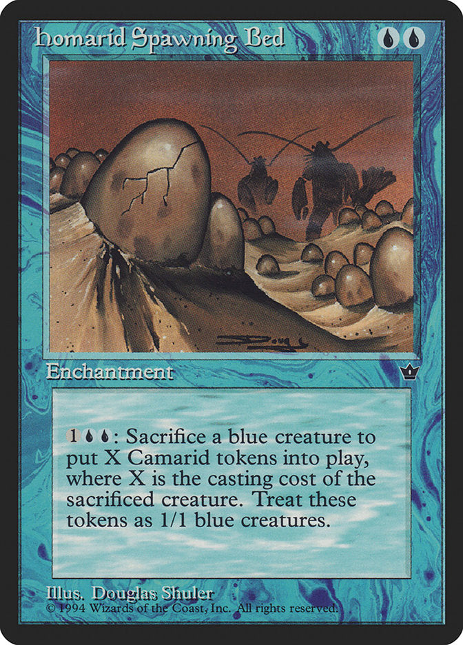 MTG Card Title: Homarid Spawning Bed FEM/21