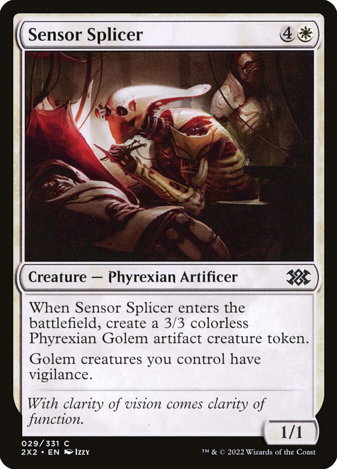 MTG Card Title: Sensor Splicer 2X2/29