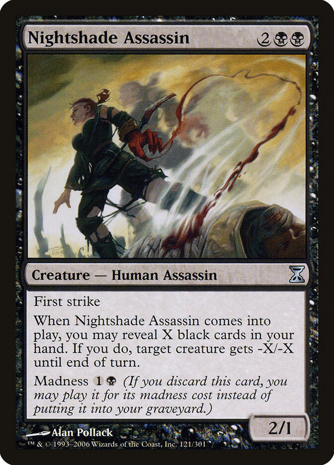 MTG Card Title: Nightshade Assassin TSP/121