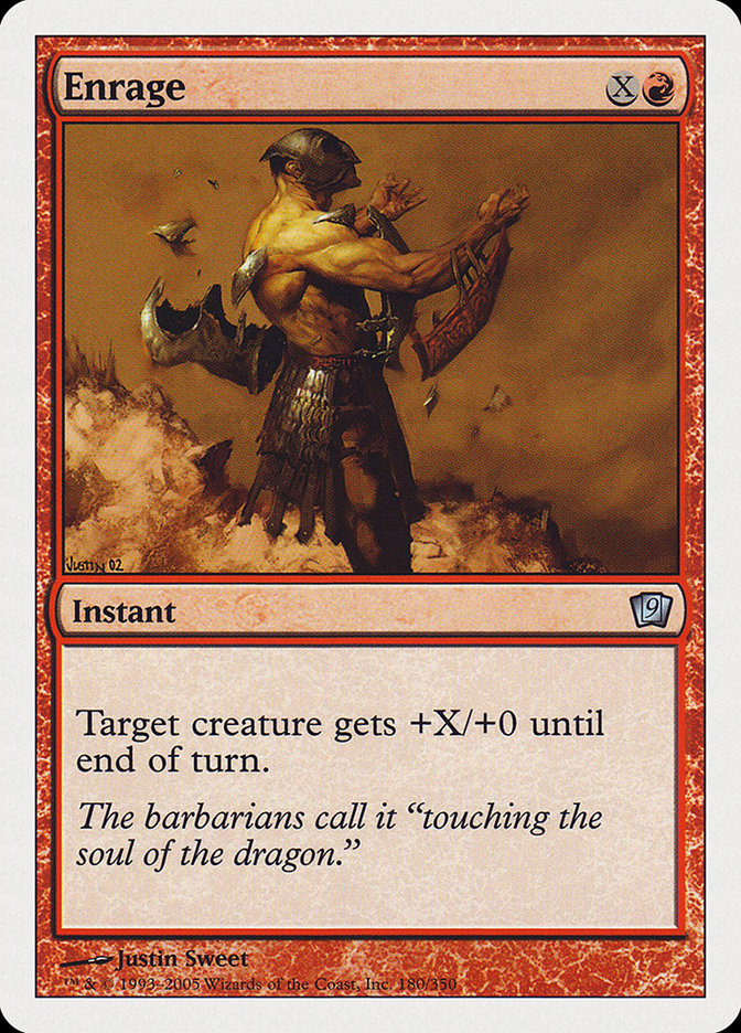 MTG Card Title: Enrage 9ED/180