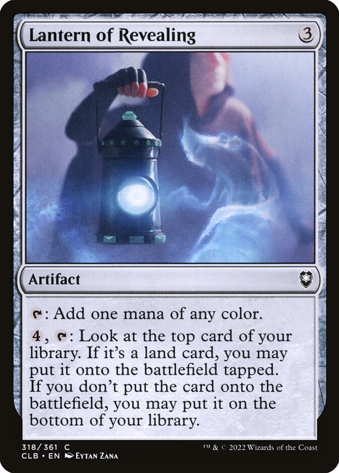 MTG Card Title: Lantern of Revealing CLB/318