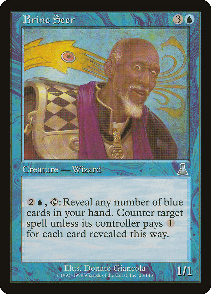 MTG Card Title: Brine Seer UDS/28