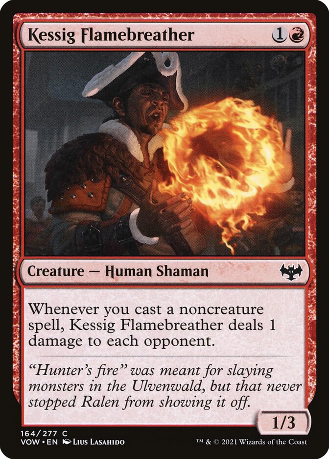 MTG Card Title: Kessig Flamebreather VOW/164