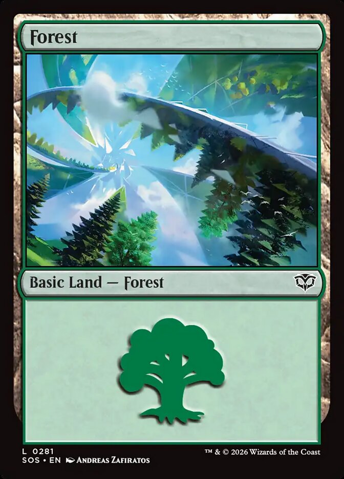 MTG Card Title: Forest SOS/281