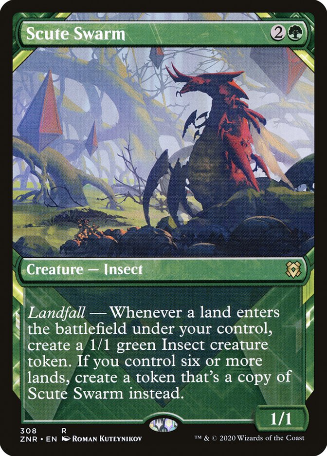 MTG Card Title: Scute Swarm ZNR/308