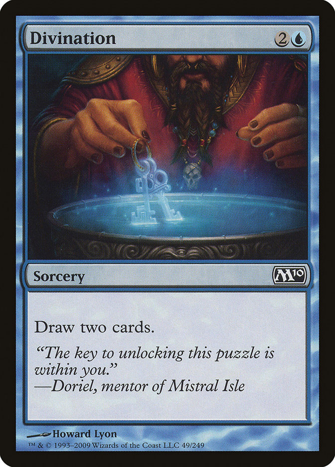 MTG Card Title: Divination M10/49