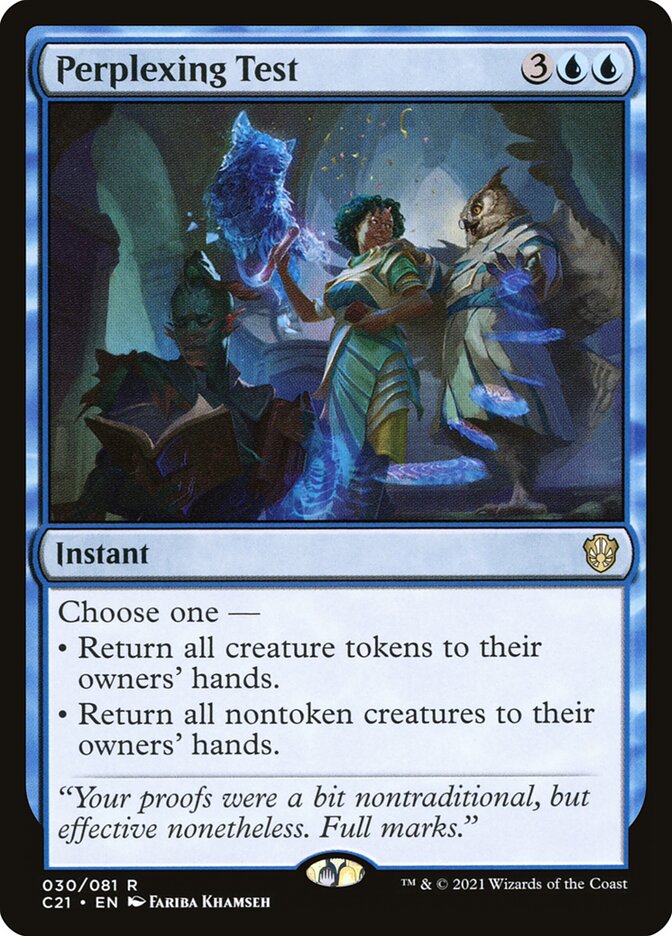 MTG Card Title: Perplexing Test C21/30