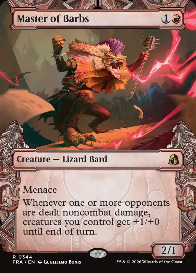 MTG Card Title: Master of Barbs FRA/344