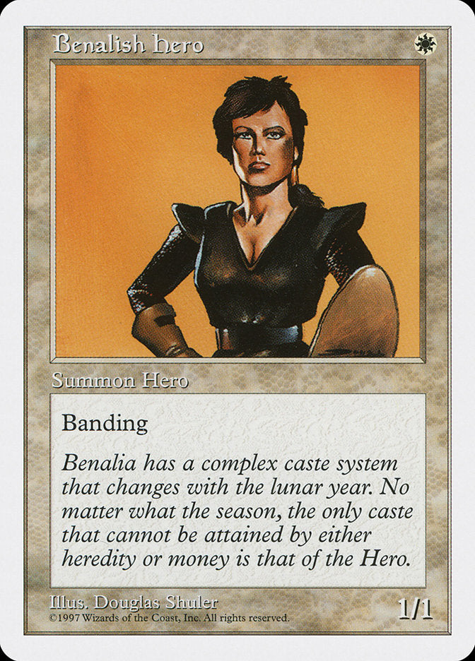 MTG Card Title: Benalish Hero 5ED/10