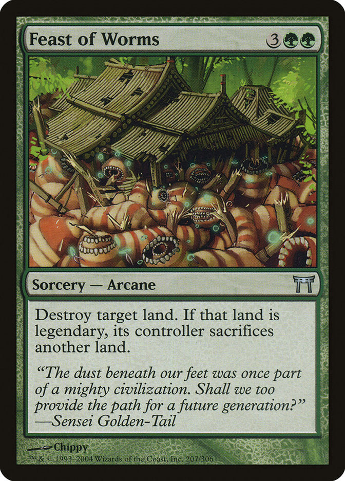 MTG Card Title: Feast of Worms CHK/207