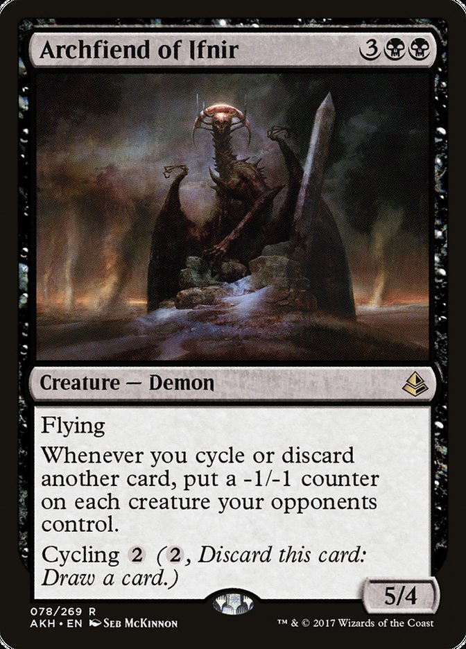 MTG Card Title: Archfiend of Ifnir AKH/78