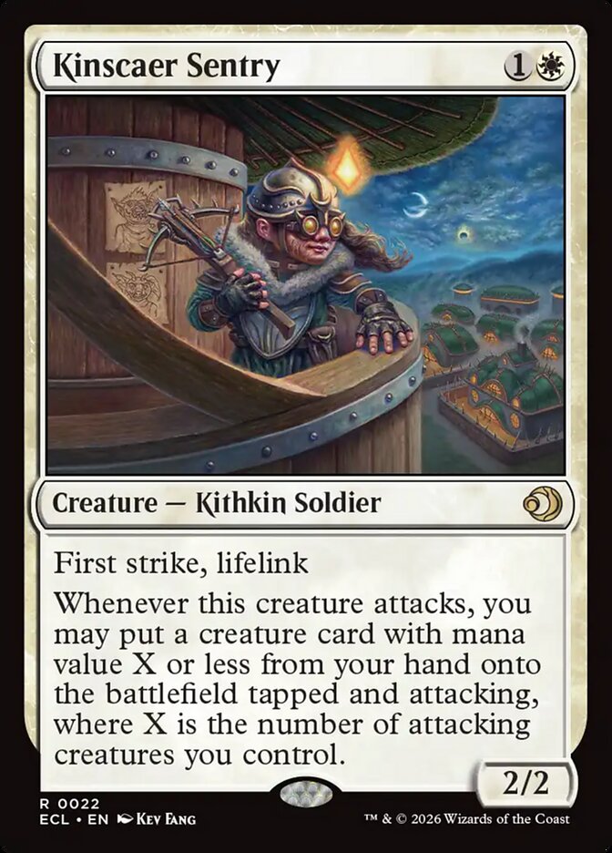 MTG Card Title: Kinscaer Sentry ECL/22