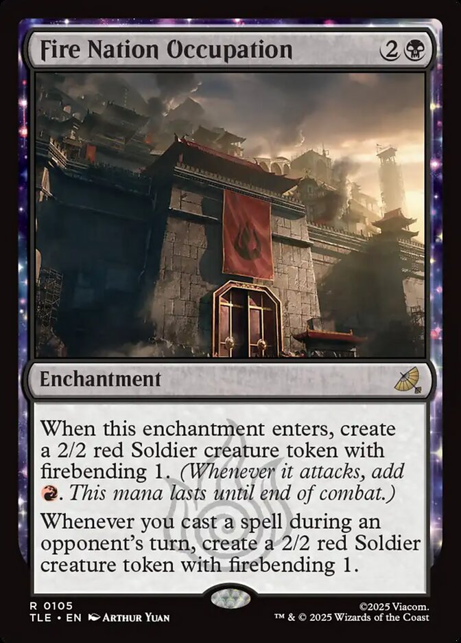 MTG Card Title: Fire Nation Occupation TLE/105