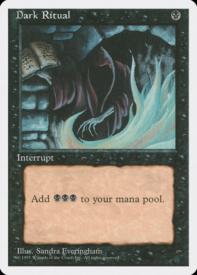 MTG Card Title: Dark Ritual 4ED/129