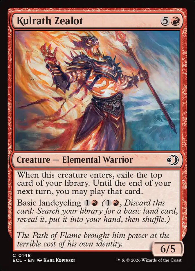 MTG Card Title: Kulrath Zealot ECL/148