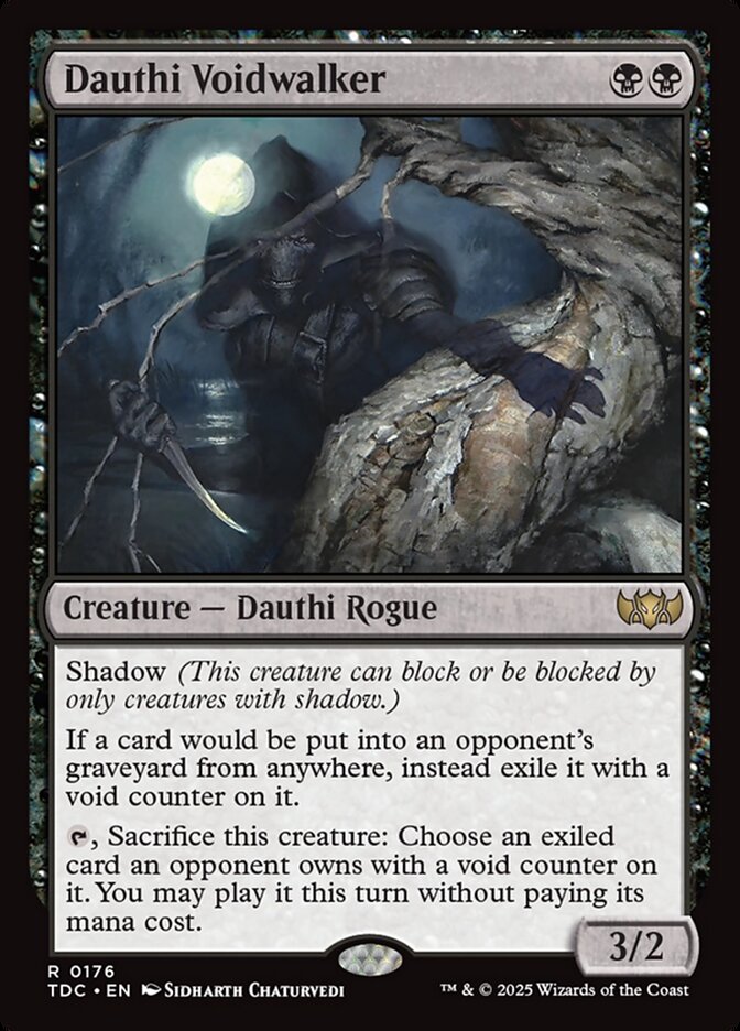 MTG Card Title: Dauthi Voidwalker TDC/176