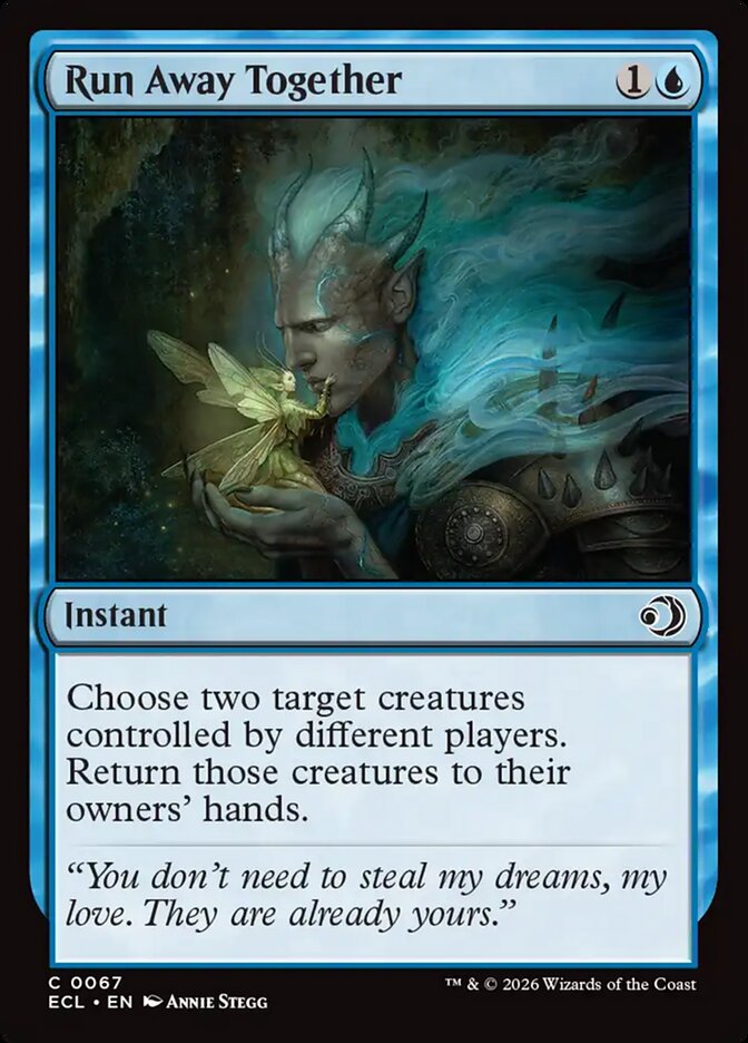 MTG Card Title: Run Away Together ECL/67